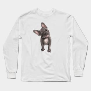 Puppy Frenchie Long Sleeve T-Shirt